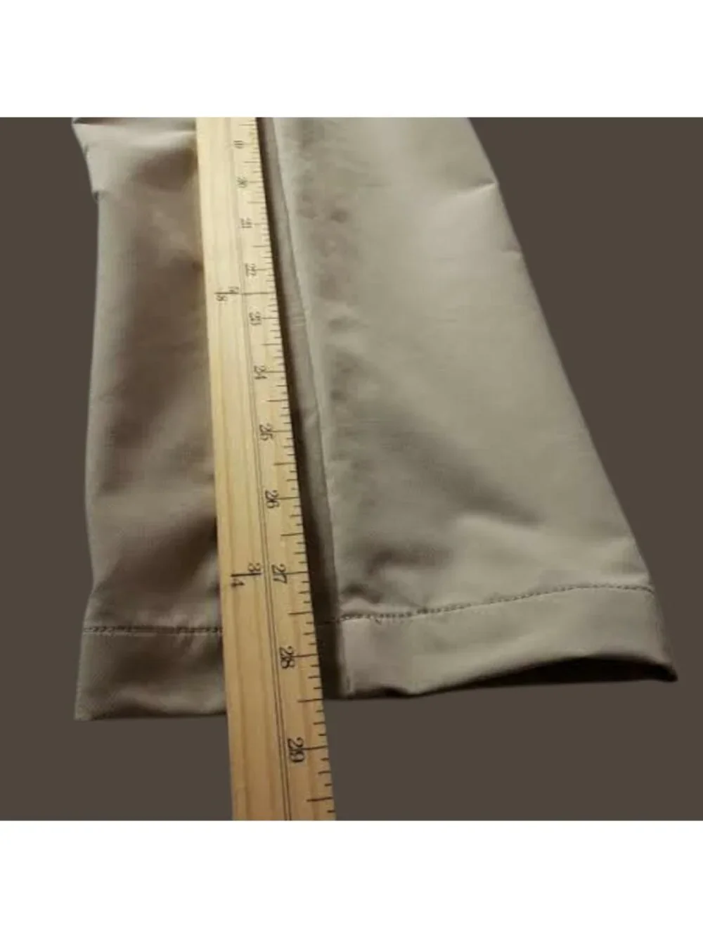 Banana Republic Mens Chino Classic Flat Front Pants Beige 34/29